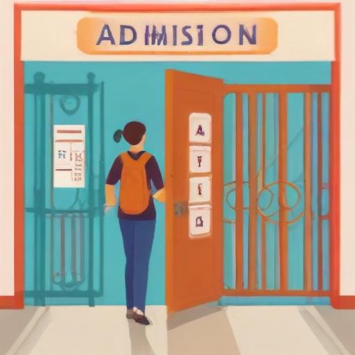 单词“admission”的助记图片
