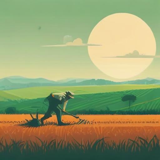 单词“agriculture”的助记图片