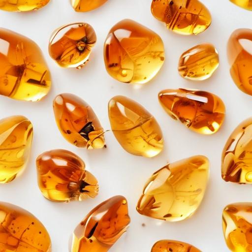 单词“amber”的助记图片
