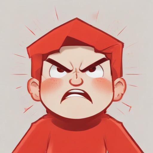 单词“anger”的助记图片