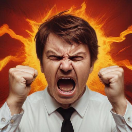 单词“angrily”的助记图片