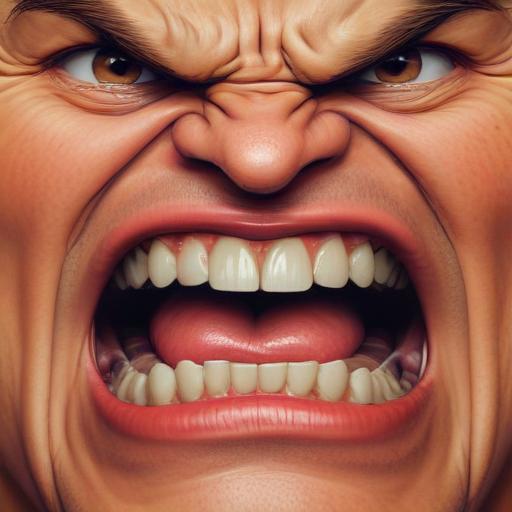 单词“angry”的助记图片
