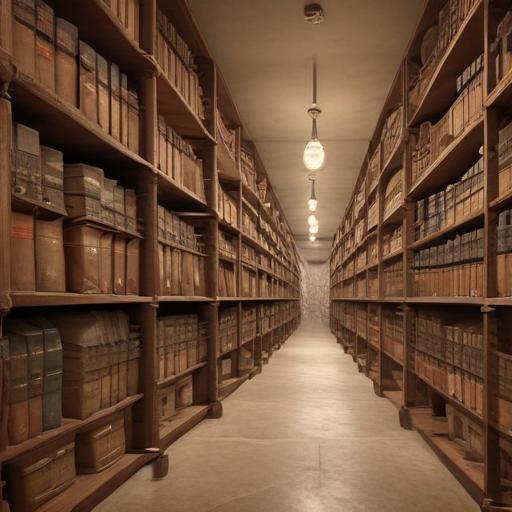 单词“archives”的助记图片