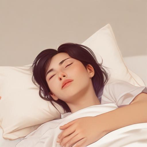 单词“asleep”的助记图片