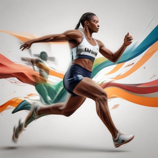 单词“athletics”的助记图片