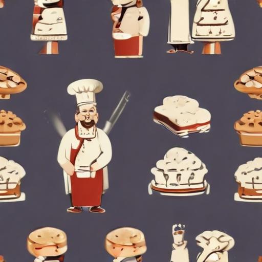 单词“baker”的助记图片