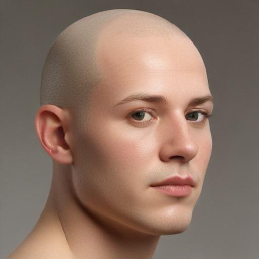 单词“bald”的助记图片