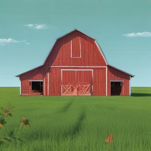 单词“barn”的助记图片