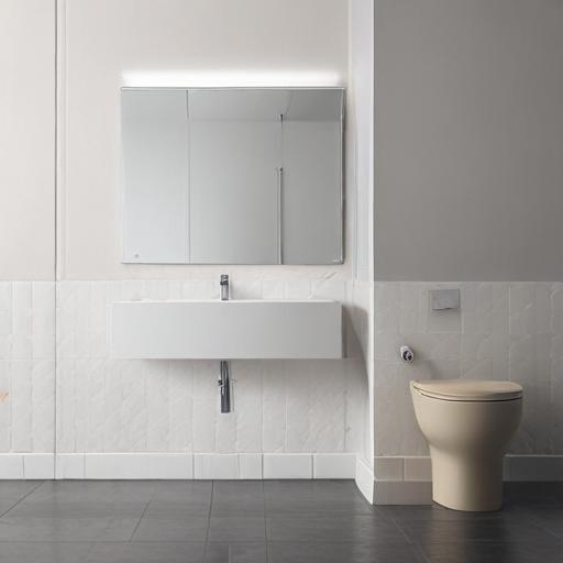 单词“bathrooms”的助记图片
