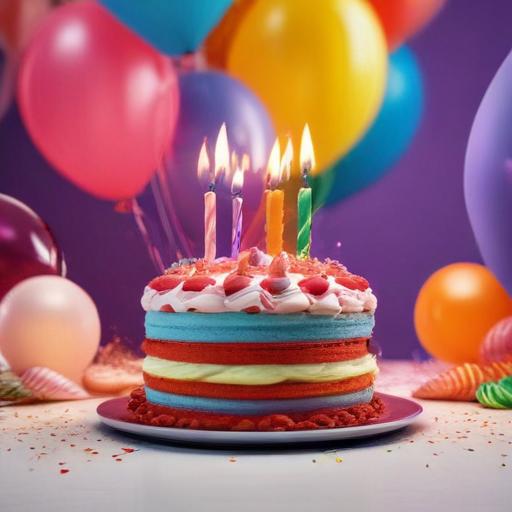单词“birthday”的助记图片