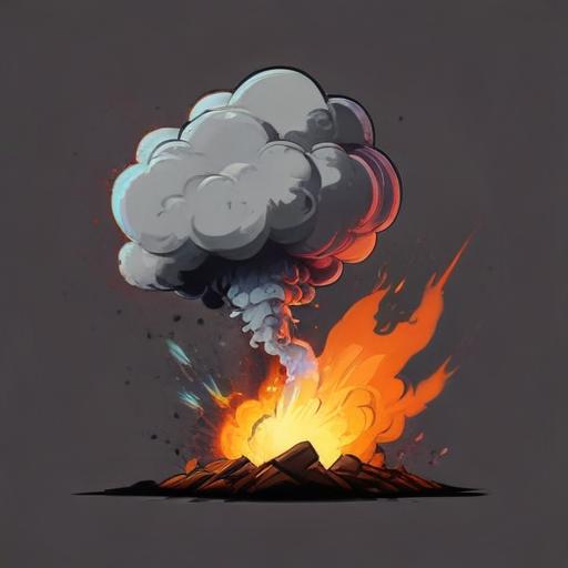 单词“blow up”的助记图片