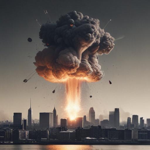 单词“bombing”的助记图片
