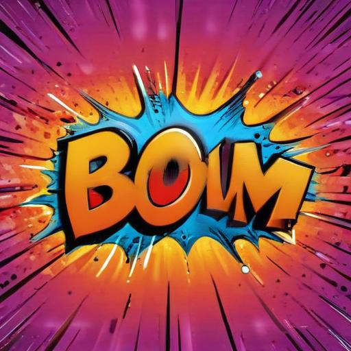 单词“boom”的助记图片