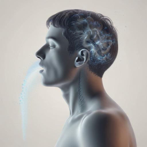 单词“breathing”的助记图片