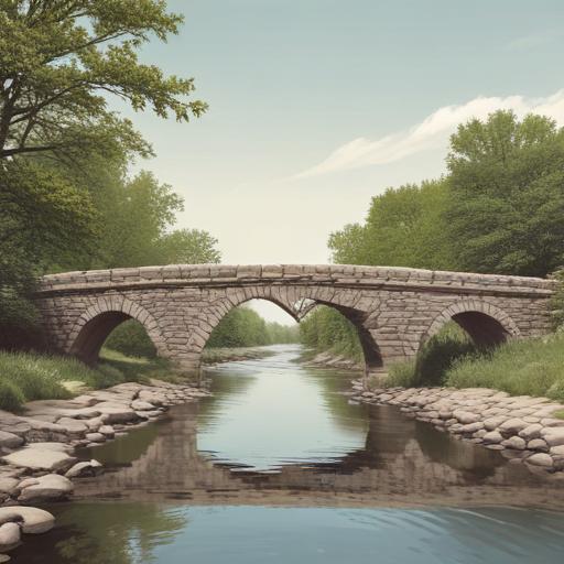 单词“bridge”的助记图片