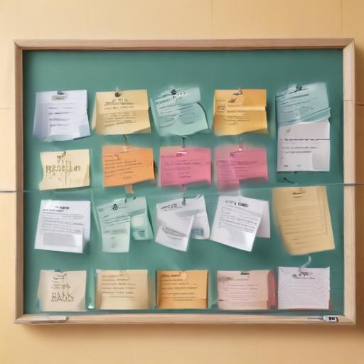单词“bulletin”的助记图片