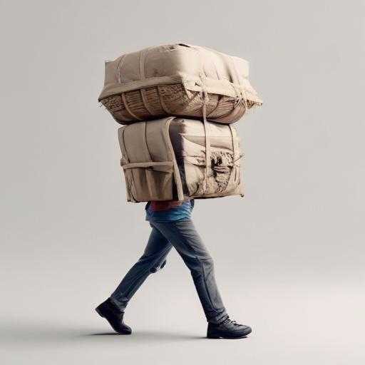 单词“burden”的助记图片