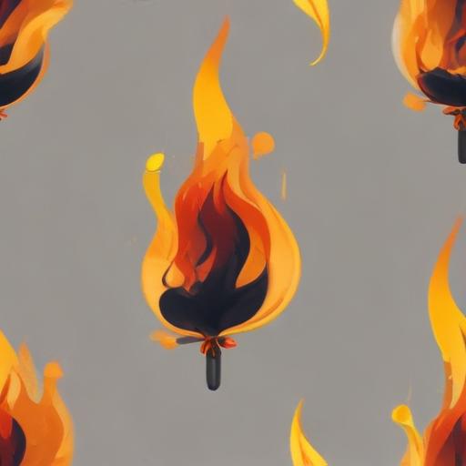 单词“burning”的助记图片