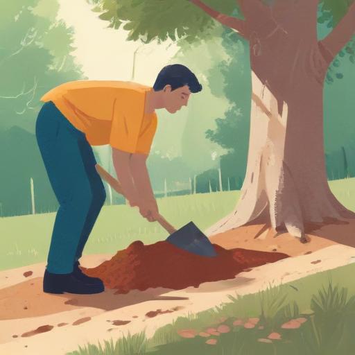 单词“bury”的助记图片
