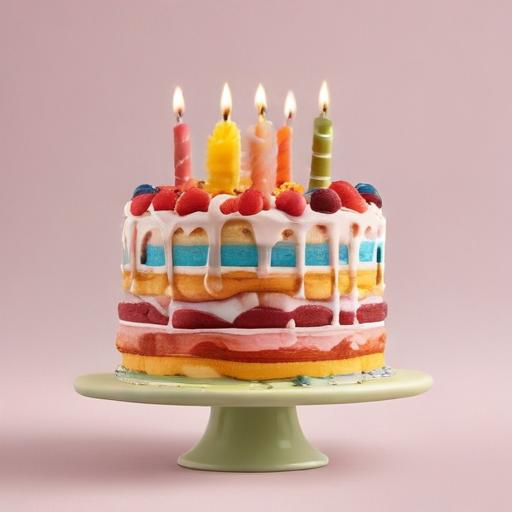 单词“cake”的助记图片