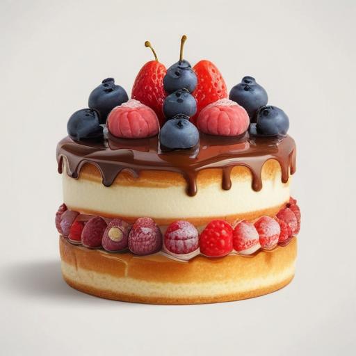 单词“cakes”的助记图片