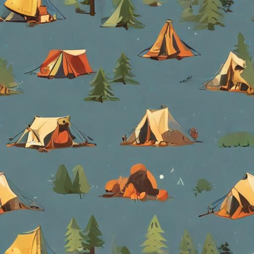 单词“camp”的助记图片