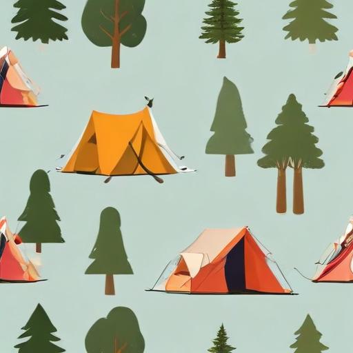 单词“camping”的助记图片