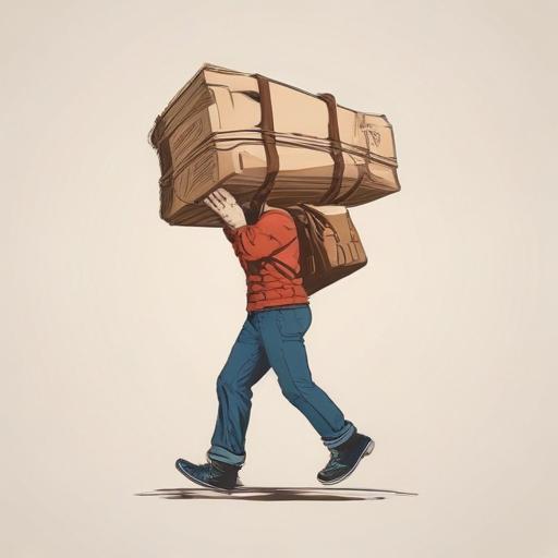 单词“carried”的助记图片