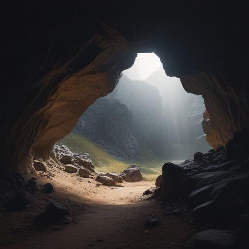 单词“cave”的助记图片