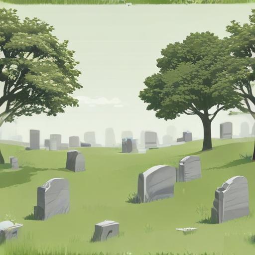 单词“cemetery”的助记图片