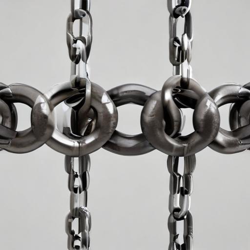 单词“chains”的助记图片