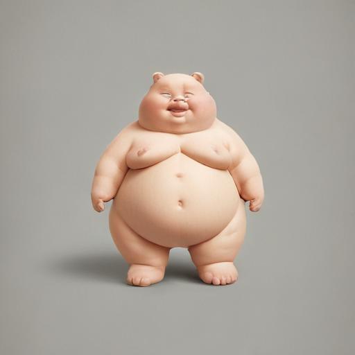 单词“chubby”的助记图片