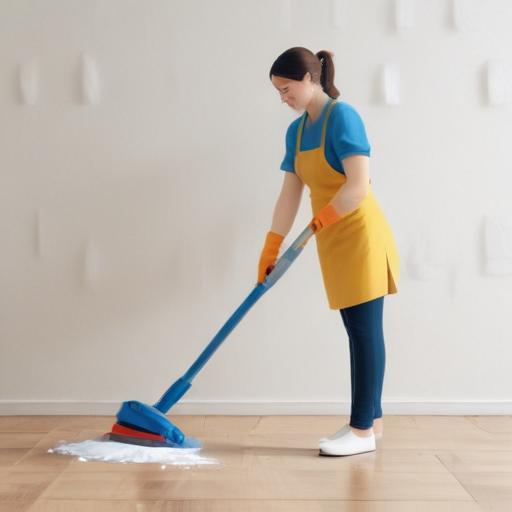 单词“cleaning”的助记图片