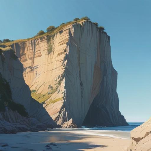 单词“cliff”的助记图片
