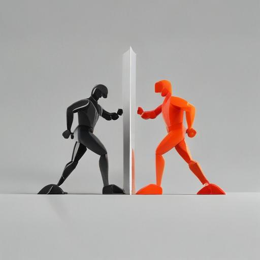 单词“competing”的助记图片