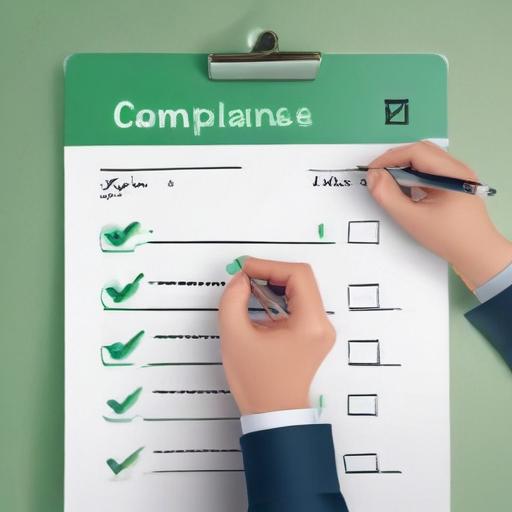 单词“compliance”的助记图片