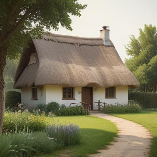 单词“cottage”的助记图片