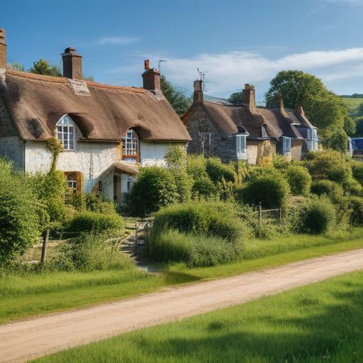 单词“cottages”的助记图片