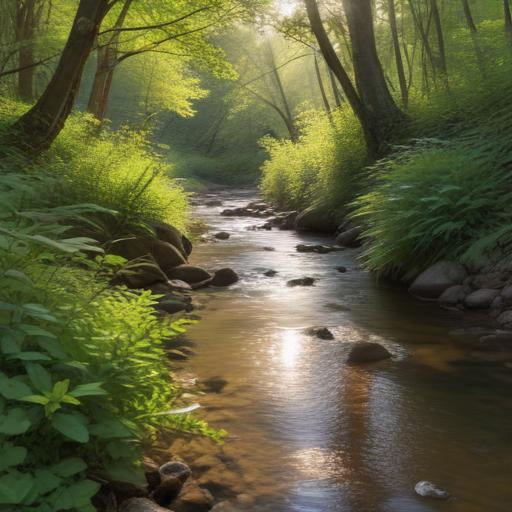 单词“creek”的助记图片