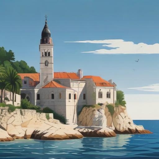 单词“croatia”的助记图片