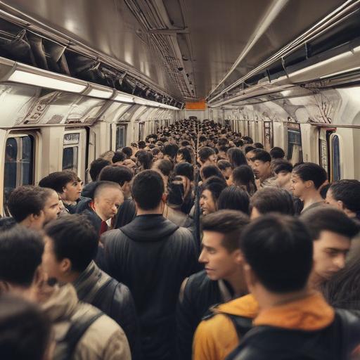 单词“crowded”的助记图片