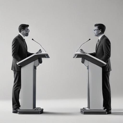 单词“debate”的助记图片