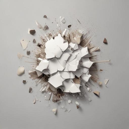 单词“debris”的助记图片