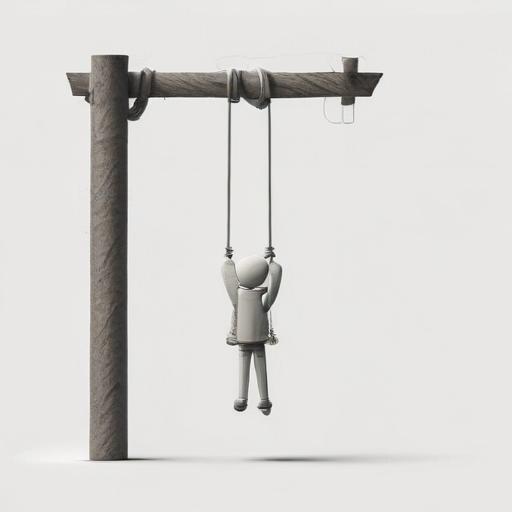 单词“depend”的助记图片
