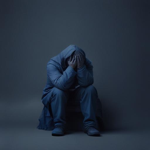 单词“depressed”的助记图片