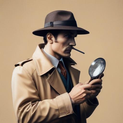 单词“detective”的助记图片