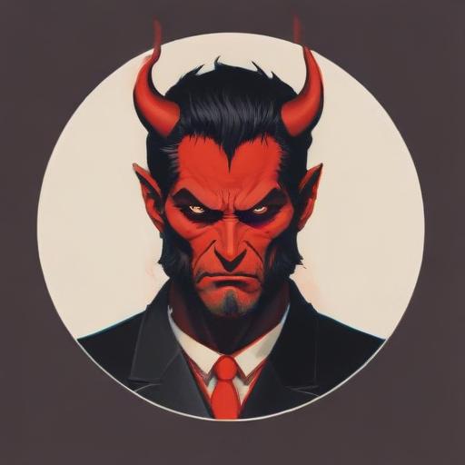 单词“devil”的助记图片