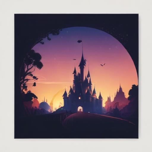 单词“disney”的助记图片