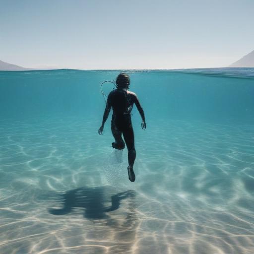 单词“diving”的助记图片