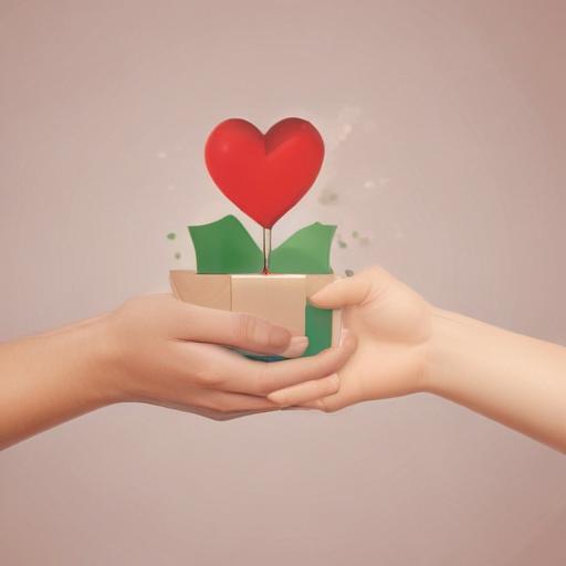 单词“donation”的助记图片